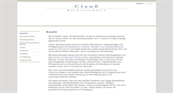 Desktop Screenshot of clauss-rechtsanwaelte.de
